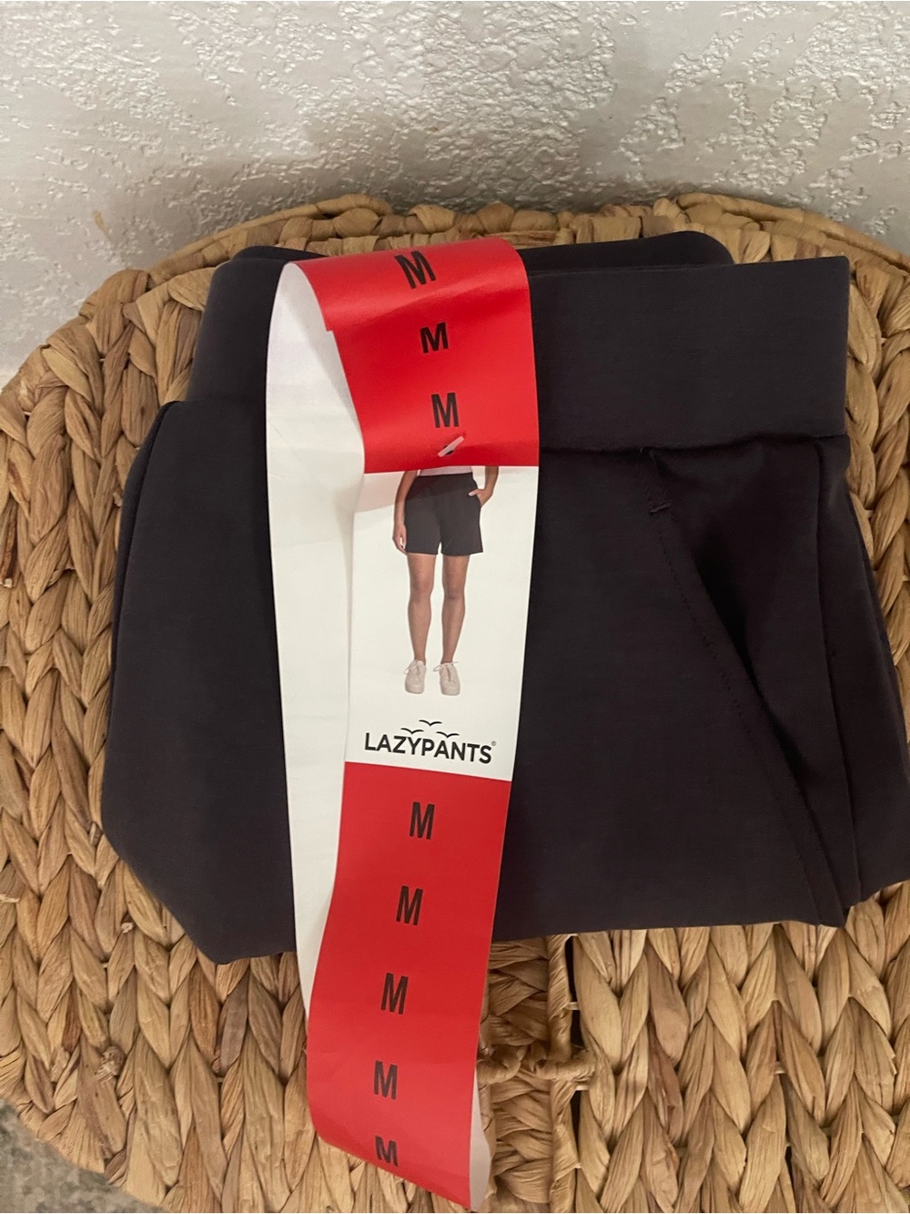 LazyPants Women's Black Athletic Lounge Shorts - Black, M
